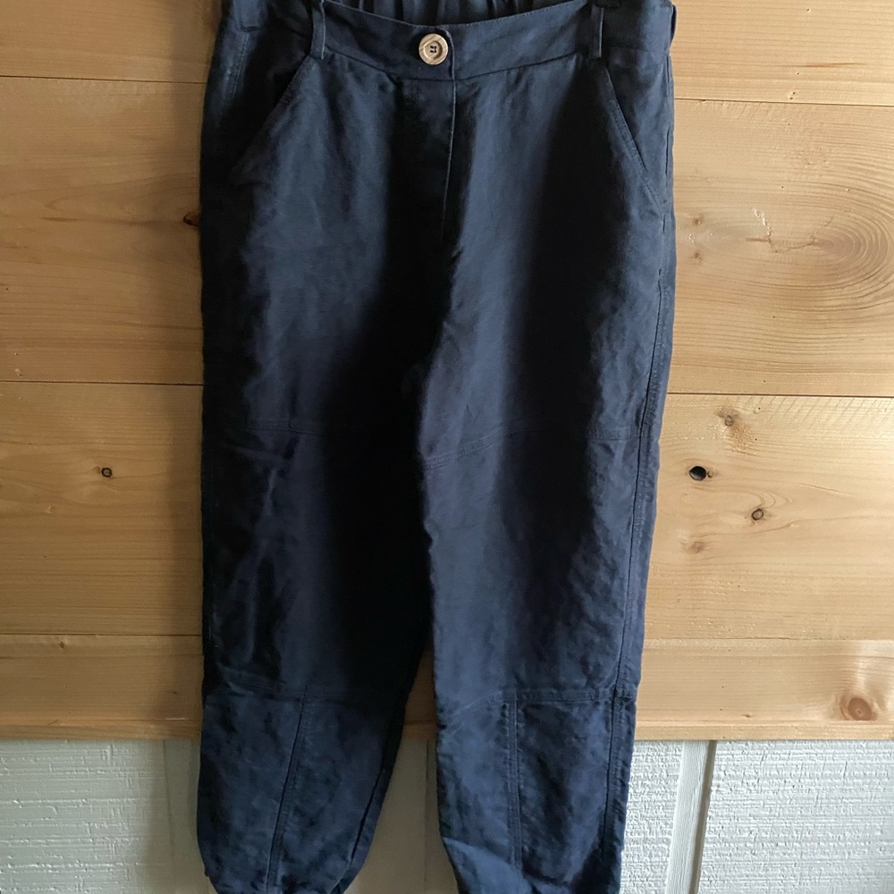 Linenfox graphite  grey Brooke utility Trousers